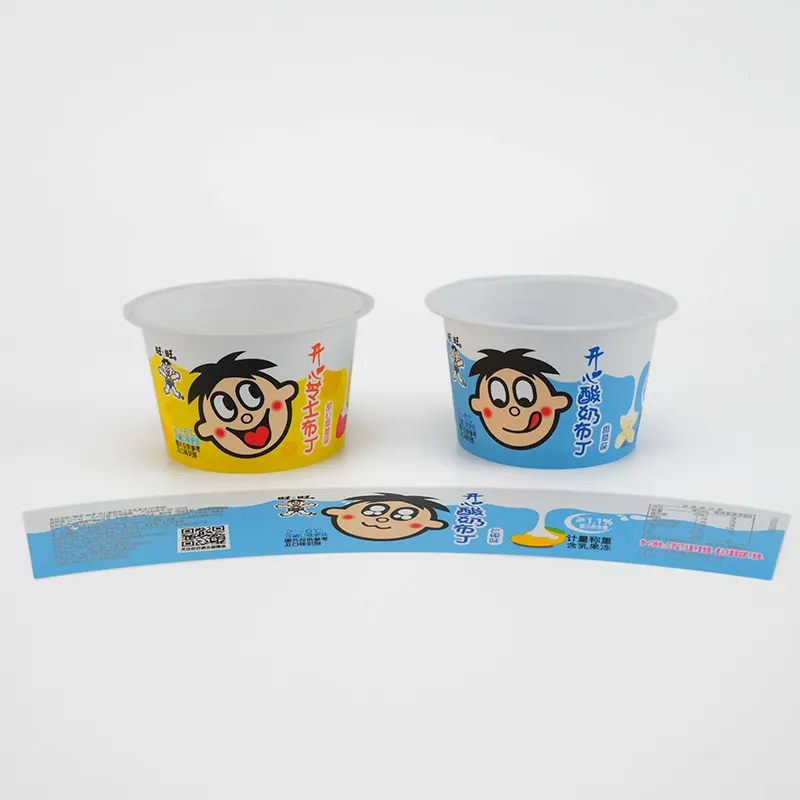 Khuôn ép nhãn IML cốc sữa chua PP